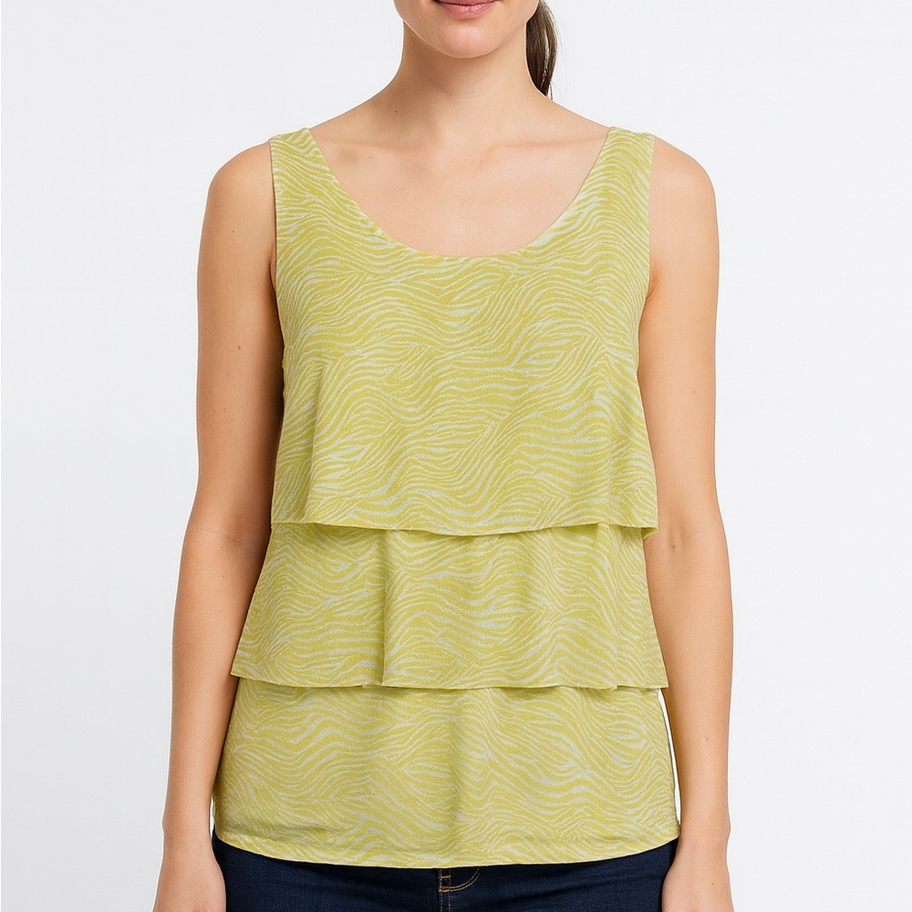 New York &‎ Company sleeveless ruffled blouse, Size small
